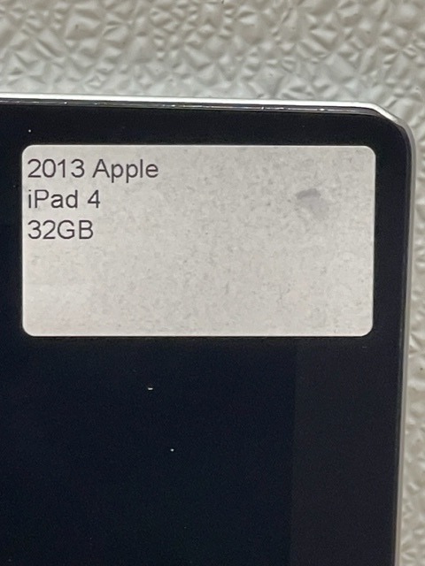2013 Apple iPad 4