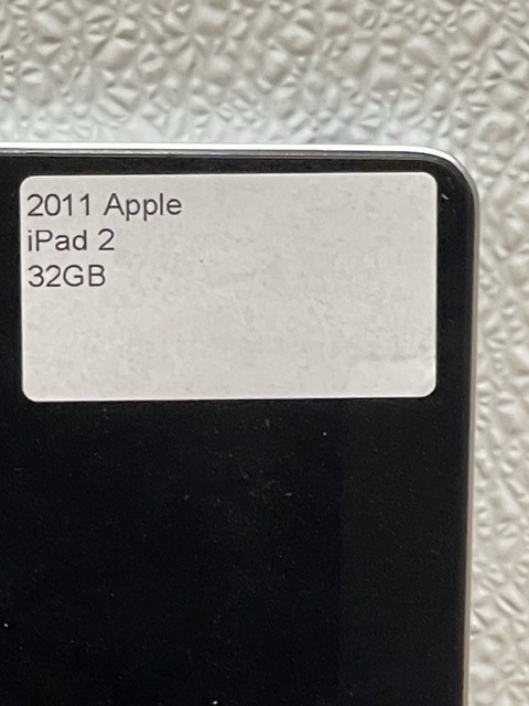 2011 Apple iPad 2