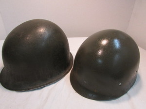 Vintage Military Helmet With Liner