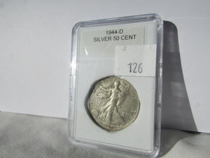 1944 - D Silver Half Dollar