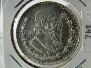 1959 Mexican 1 Peso (Silver)