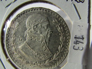 1959 Mexican 1 Peso (Silver)
