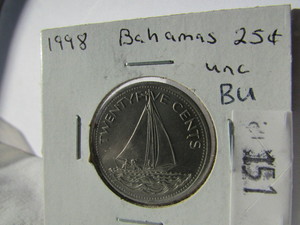 1998 Bahamas Coin