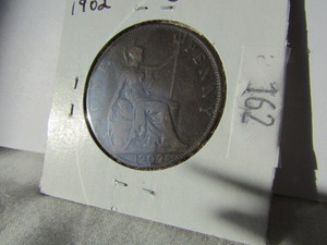 1902 Brittan One Penny Coin