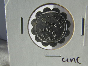 1904 Gibbon MN Token