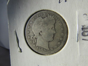 1909-D Barber Quarter