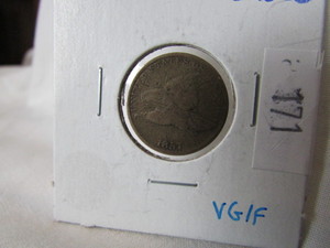 1857 Flying Eagle One Cent