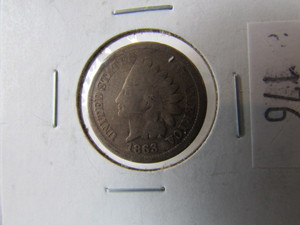 1863 Indian Head One Cent