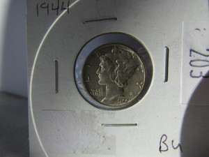 1944 Mercury Dime