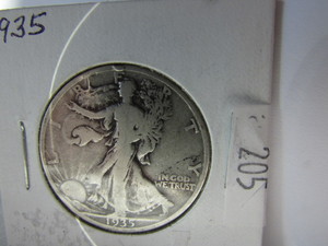 1935 Walking Liberty Half Dollar
