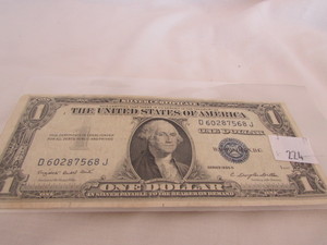 1935-G One Dollar Silver Certificate