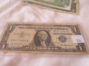 1957 One Dollar Silver Certificate