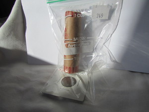Roll of Wheat Cent Coins - With Extra Items