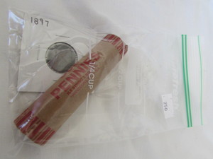 Roll of Wheat Cent Coins - With Extra Items