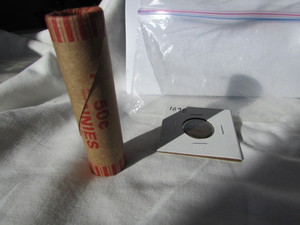 Roll of Wheat Cent Coins - With Extra Items
