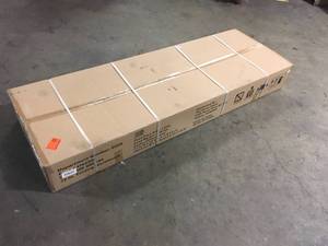 Ready-To-Assemble 6 ft. Folding Adjustable Height Solid Wood Top Workbench in Black by Husky  Customer Returns See Pictures