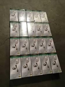 20 Pack of Castle Satin Nickel Entrance Door Handleset with Hartford Interior Knob by Defiant Customer Returns See Pictures