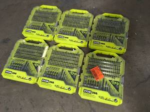 Lot of Assorted 200-Piece Drill and Impact Drive Set by RYOBI Customer Returns See Pictures