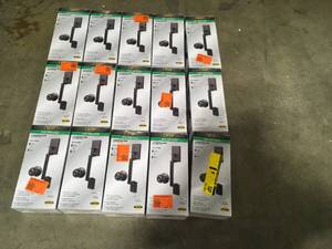 Lot of Assorted Vancouver Matte Black Entrance Door Handleset with Hartford Interior Knob by Defiant   Customer Returnsn See Pictures