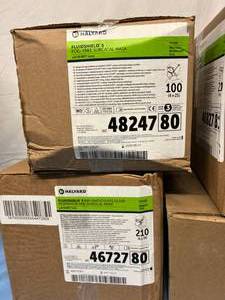 MRSP $600 4 Cases NEW Halyard Surgical Masks (Some N95 etc with Soft Earloops and Fluidshield Fog Free Procedure Masks Expiration 426 1125 626 527
