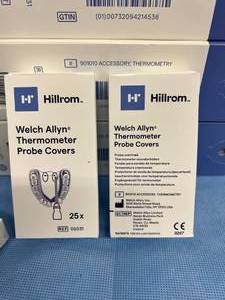 MSRP $350  25 Boxes (250Box) NEW Hillrom Welch Allyn Thermometer Probe Covers #05031 NO Expiration Date