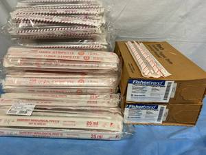 MSRP $1000  2 Cases (500Case) Fisherbrand Disposable Serological Borosilicate Glass Pipets 10in 110ml Individually Wrapped  Extras- Costar Stripettes 10 ml, Sarstedt Serological Pipets &amp&nbspFalcon Disposable Polystyrene Serological Pipets