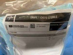&nbspMSRP $200  2 Cases (16Case) NEW Medline Sterile Cystoscopy T-Drape, Manufacturer #DYNJP5001 No Expiration&nbsp