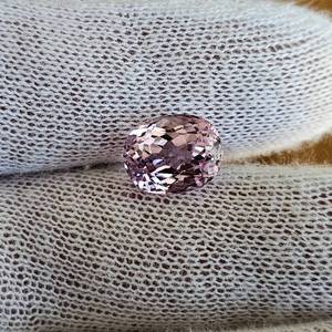 7.69 carat Natural Bubblegum Pink Kunzite Gemstone VIDEO