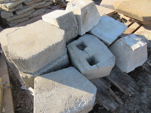 WALL BLOCK AND FOOTING BLOCKS
