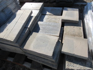 WOOD PLANK CONCRETE PAVERS