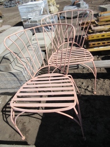 OUTDOOR METAL CHAIRS