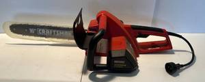 lot 9 image: Craftsman 16 3.5 Peak HP Electric Chainsaw