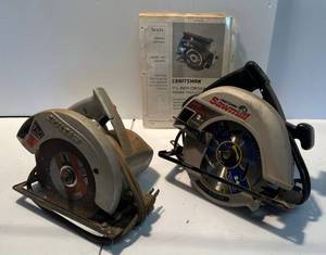 lot 16 image: Two Circular Saws 1 Craftsman Sawmill 7 14  1 Skilsaw 7 14