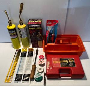 lot 41 image: Group Of misc. Soldering Equipment