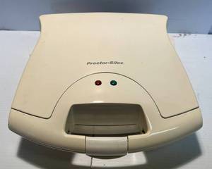 lot 49 image: Proctor Silex Waffle Maker Barely Used With Manual