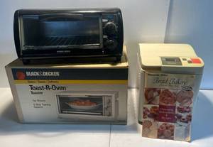 lot 55 image: Black & DeckerToast-R-Oven & Panasonic Bread Bakery