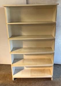 lot 62 image: Wooden Book Shelf 61T x 35W x 12D