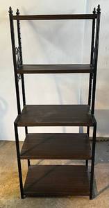 lot 65 image: Vintage Tin Bakers Rake 62 x 24 x 16