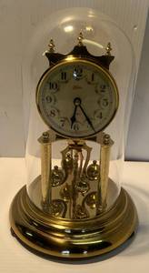 lot 78 image: Misc. Silver Plated Items And Vintage Kern Quartz Anniversary Clock