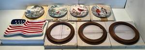 lot 82 image: Group Of Decorative Plates, Holders And More