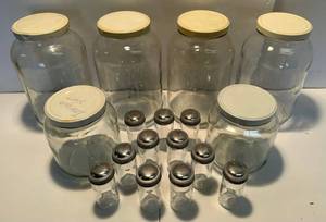 lot 83 image: Group Of Large Glass Jars And More