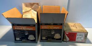 lot 96 image: Three Recessed Ceiling Fixtures All NIB