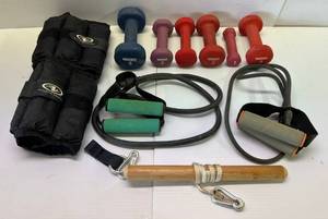 lot 145 image: Group Of Misc. Dumbbells And More