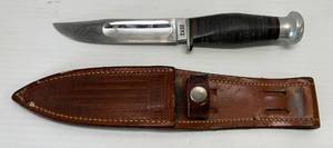 lot 178 image: Vintage Case Fixed Blade Knife With Case- XX Sheath