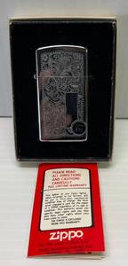 lot 207 image: Vintage Zippo Venetian Slim 1 Lighter No. 1652 NIB