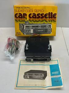 lot 229 image: 1970s  Realistic 12-1803 Under Dash Cassette Deck NIB