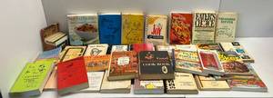 lot 240 image: Large Group Of Misc. Vintage Cookbooks