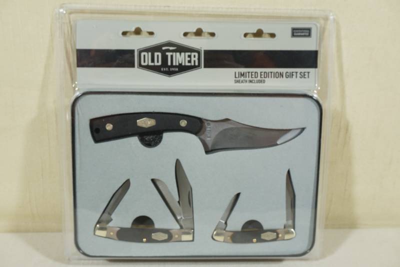 Schrade Old Timer Limited Edition Knife Gift Set in Tin