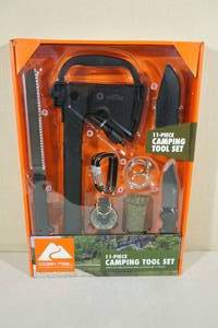 lot 59 image: Ozark Trail 11 Piece Camping Tool Set