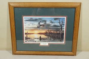 lot 110 image: Days End by Jim Hansel Framed Print
